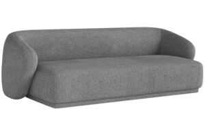 Maison Heritage Šedá čalouněná trojmístná pohovka Jane 220 cm