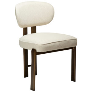 ​​​​​Dan-Form Krémově bílá bouclé jídelní židle DAN-FORM Duct