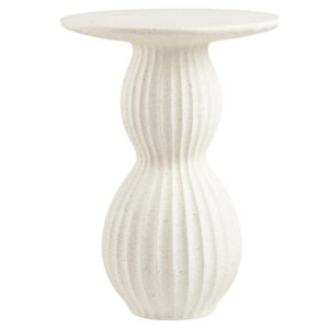 Nordic Living Bílý odkládací stolek Newton 40 cm