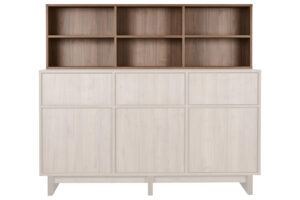 Hnědá modulární police Quax Kyo