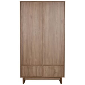 Hnědá dětská šatní skříň Quax Kyo