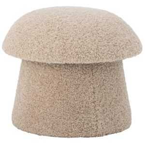 Bloomingville Béžový bouclé puf Bocca 46 cm