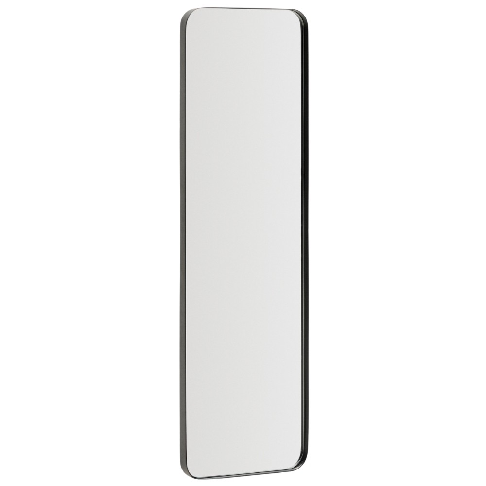 Kave Home Černé kovové závěsné zrcadlo Marco 150