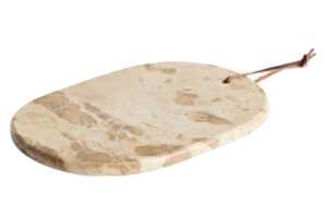 Kave Home Béžové mramorové servírovací prkénko Orlina 30 x 20 cm