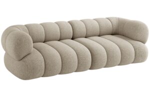 Cosmopolitan Design Béžová čtyřmístná pohovka Koge 240 cm