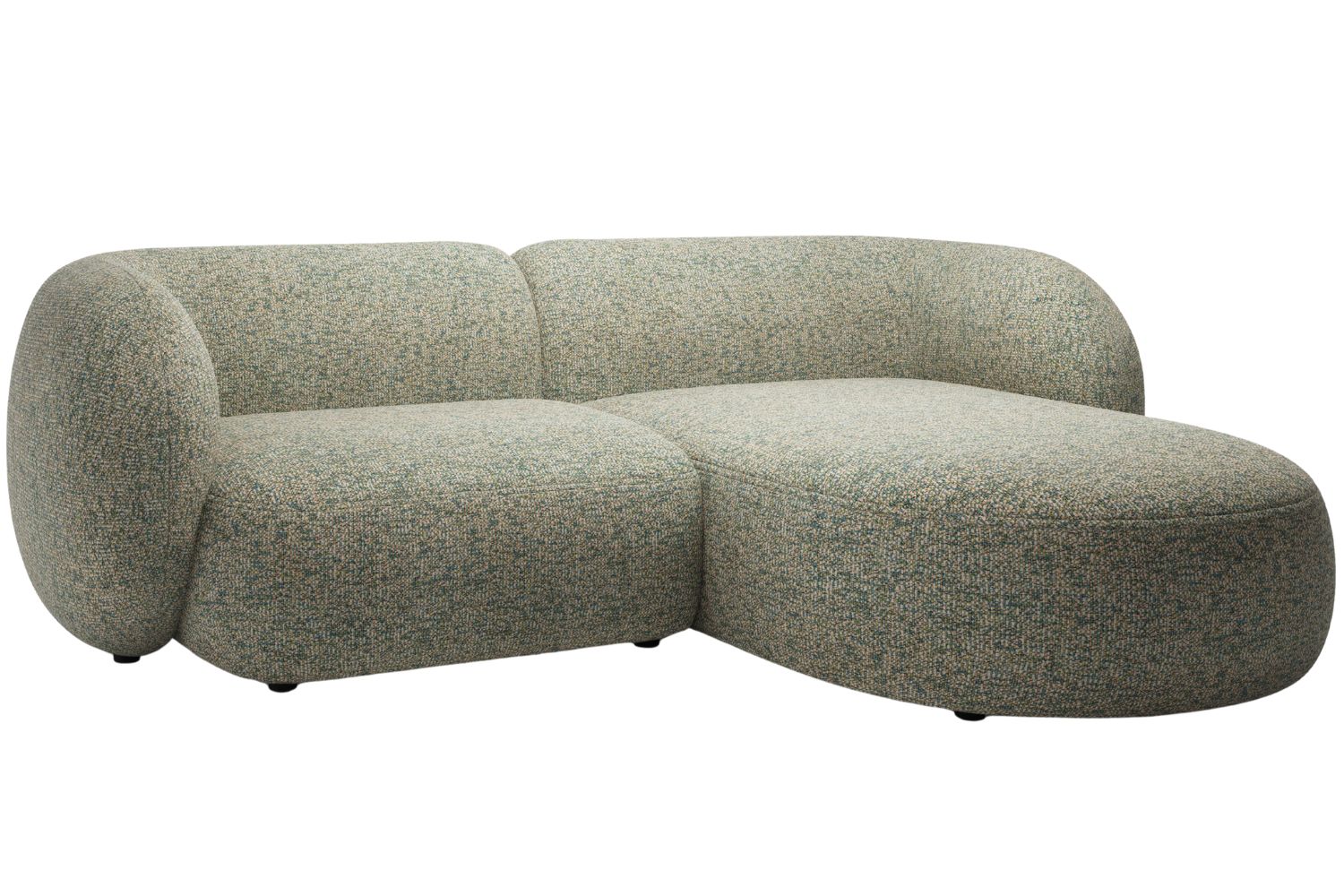 Micadoni Zelená rohová pohovka Kate 255 cm