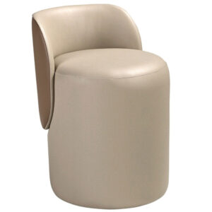 Angel Cerdá Béžový koženkový taburet No. 5187