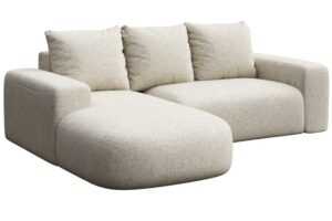 Rodier Světle béžová rohová pohovka Monce 255 cm