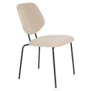 White Label Béžová jídelní židle WLL ZELO