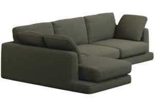 Kave Home Zelená rohová pohovka Gala 300 cm