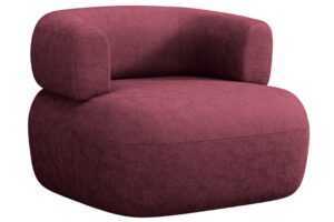 Windsor & Co Bordově červené křeslo Aldrin