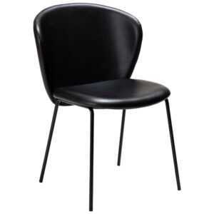 ​​​​​Dan-Form Černá koženková jídelní židle DAN-FORM Stay