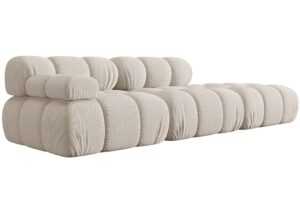 Micadoni Světle béžová čtyřmístná pohovka Bellis 282 cm