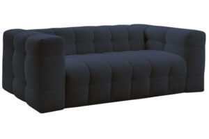 Bobochic Paris Tmavě modrá bouclé rozkládací pohovka Cloud 228 cm