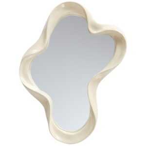 Jotex Krémově bílé nástěnné zrcadlo FLOATING 61
