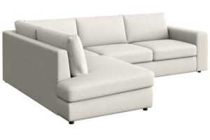 Rodier Krémově bílá rohová pohovka Baga 297 cm