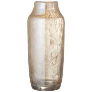Bloomingville Béžová skleněná váza Frid 30