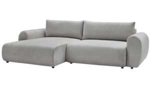 Bobochic Paris Světle šedá rozkládací pohovka Lucien 314 cm