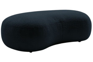 Bobochic Paris Tmavě modrá bouclé podnožka Saint-Germain 147 x 90 cm