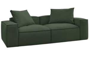 Bobochic Paris Zelená trojmístná pohovka Boheme 260 cm