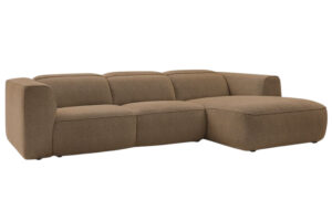 Bobochic Paris Oranžovohnědá rohová pohovka William 298 cm