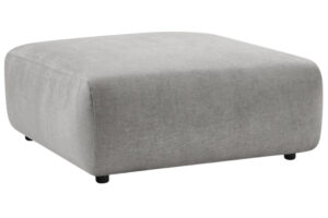 Bobochic Paris Světle šedá podnožka Lucien 108 x 108 cm