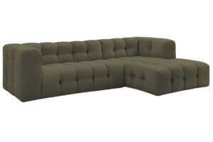 Bobochic Paris Zelená rohová pohovka Cloud 288 cm