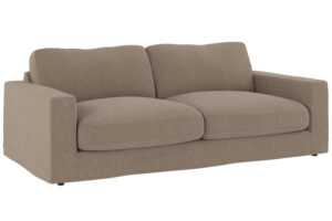 Rowico Hnědá trojmístná pohovka LANGDON 216 cm