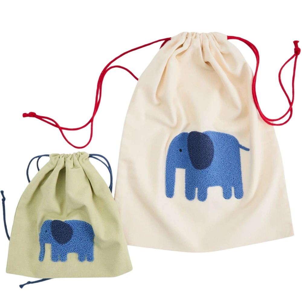 Kave Home Set dvou bavlněných pytlů Tandani