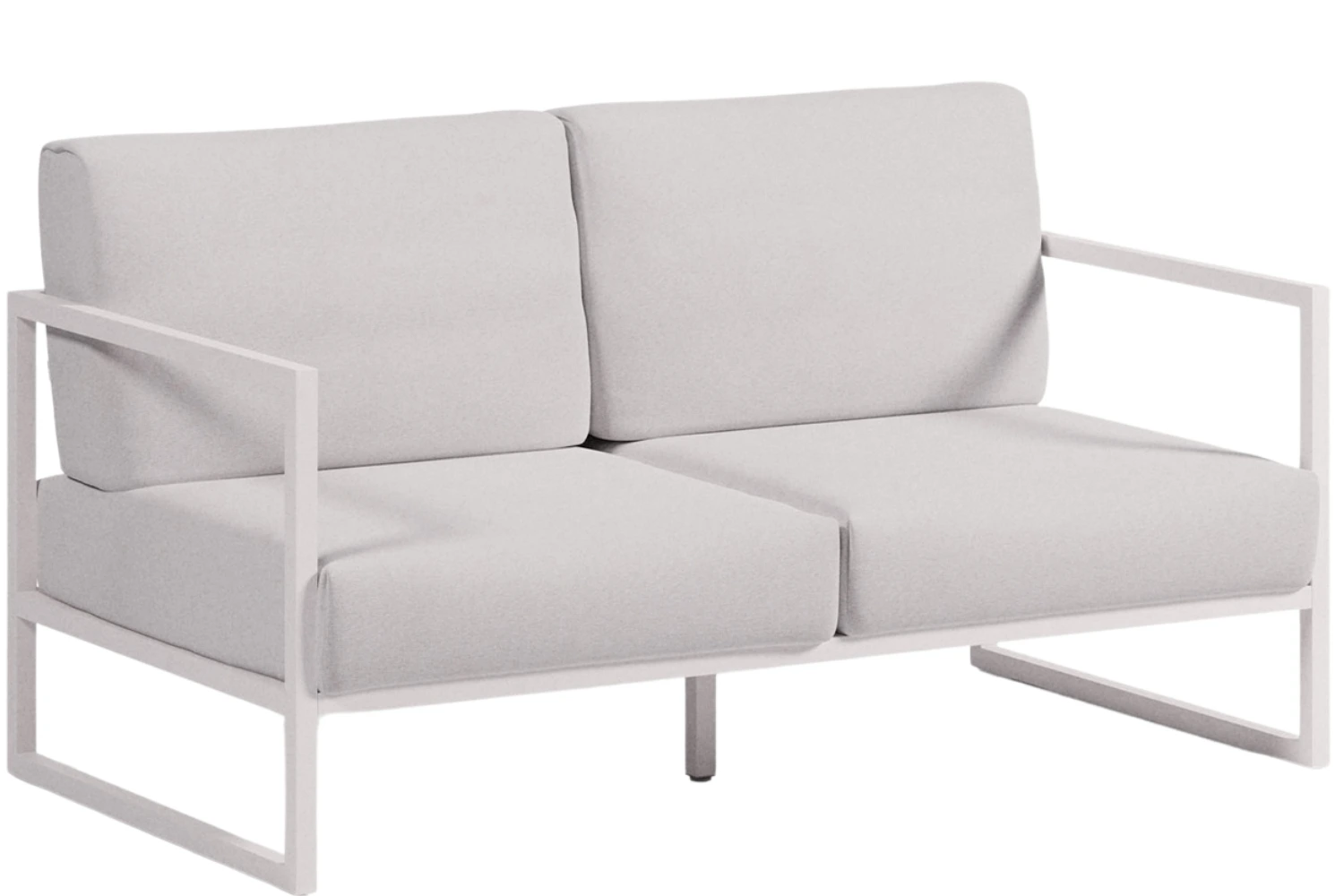 Kave Home Bílá zahradní pohovka Comova 152 cm