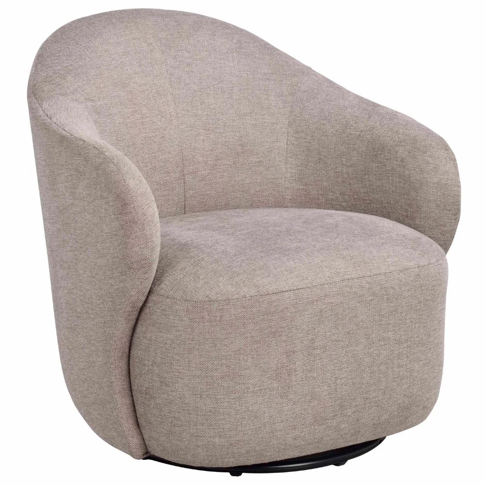 Rowico Béžové otočné křeslo CHAPELTOWN