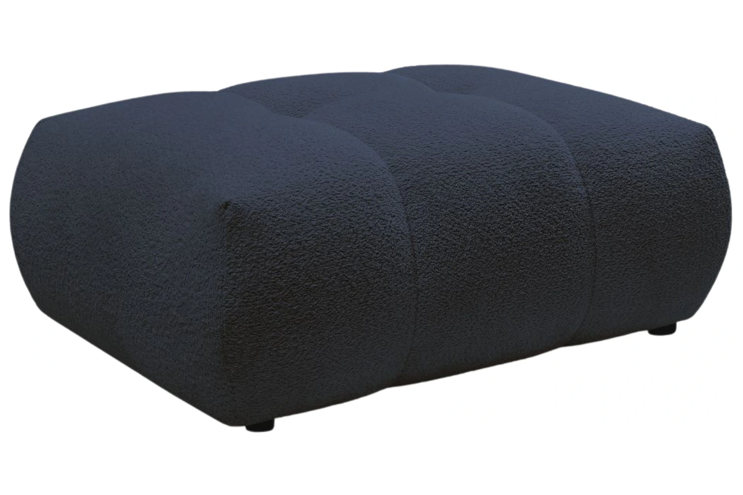 Bobochic Paris Tmavě modrá bouclé podnožka Fuji 112 x 80 cm