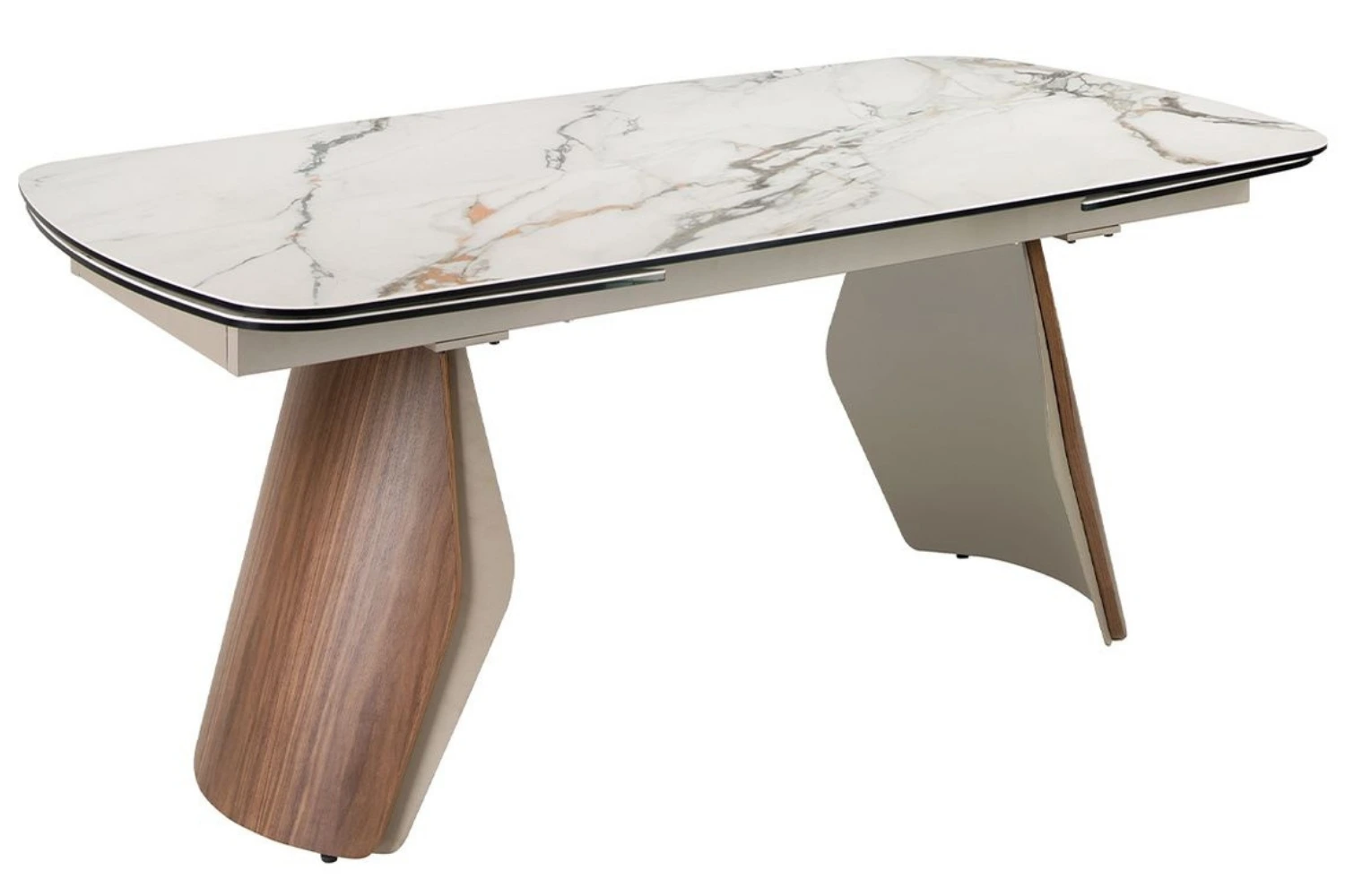 Angel Cerdá Bílý porcelánový rozkládací jídelní stůl No. 1193