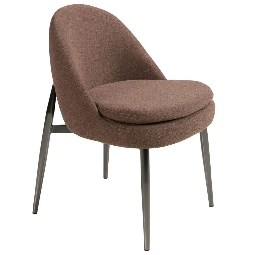 Angel Cerdá Hnědá čalouněná jídelní židle No. 4236