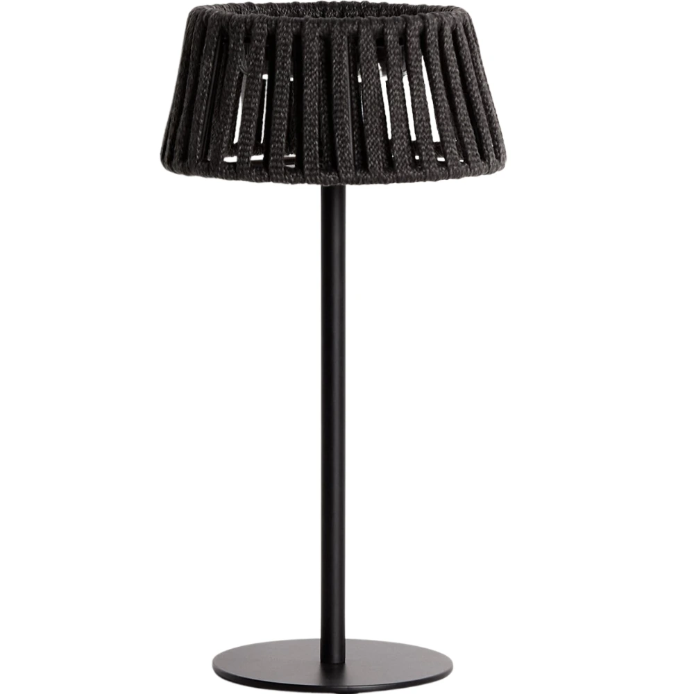 Kave Home Černá zahradní solární LED lampa Aldet