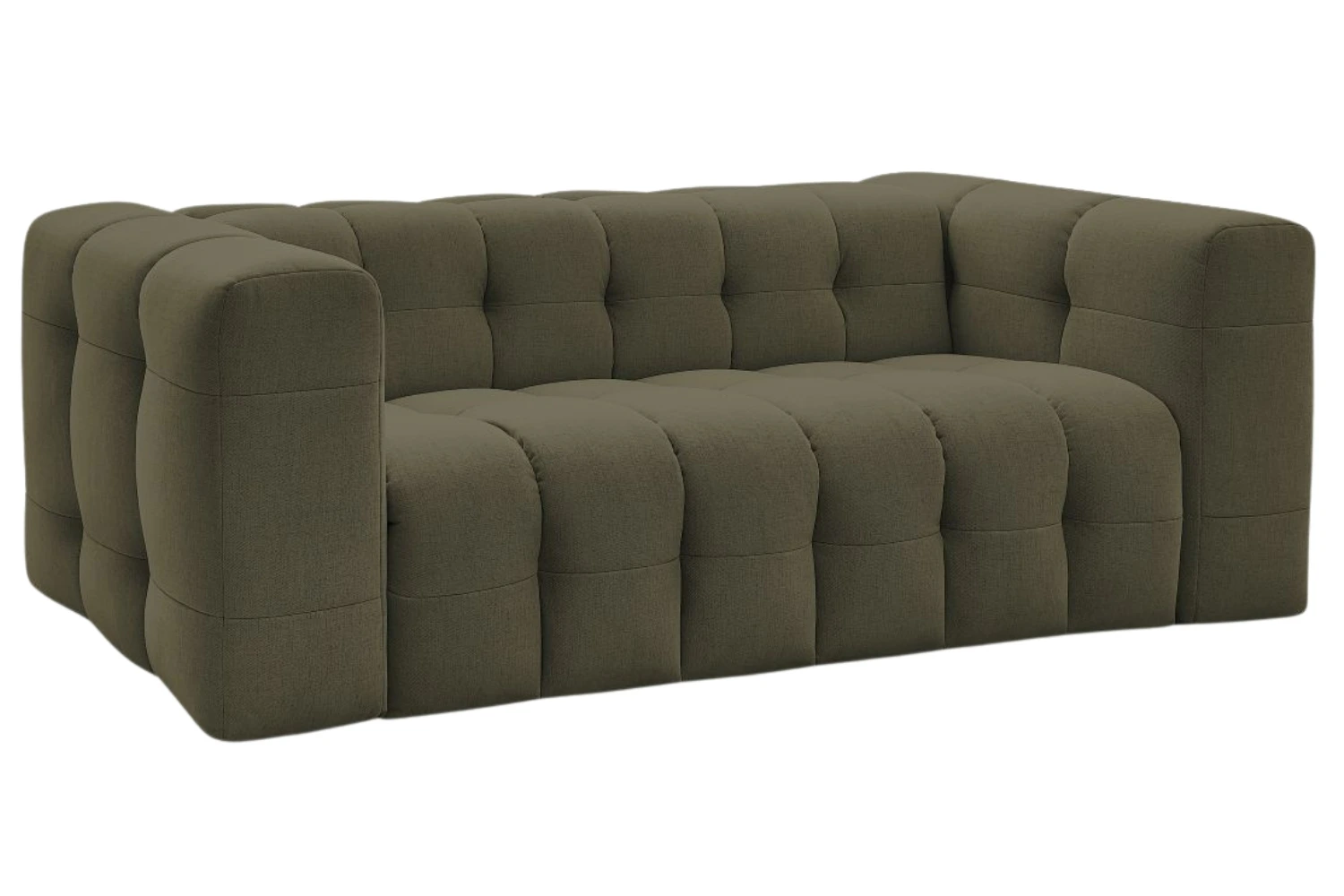 Bobochic Paris Zelená rozkládací pohovka Cloud 228 cm