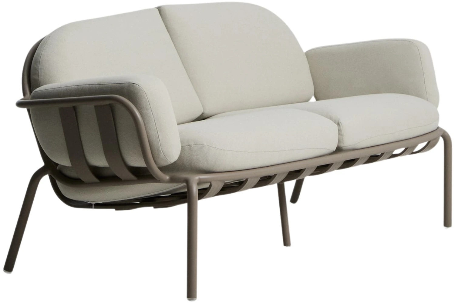 Kave Home Béžová zahradní pohovka Joncols 164 cm