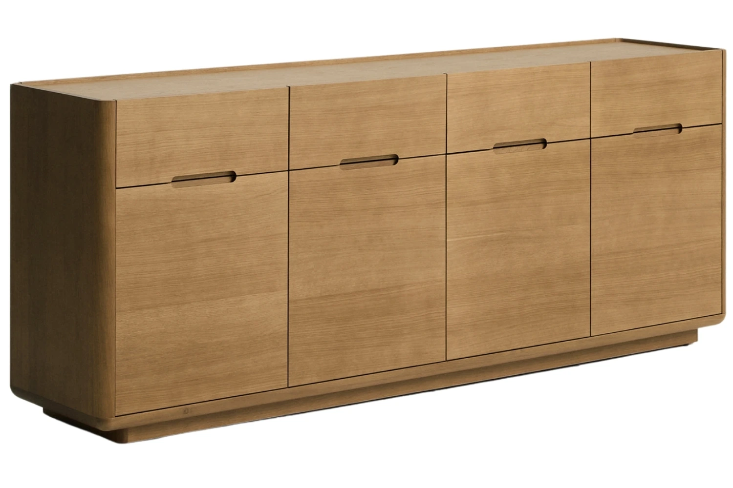 Kave Home Dubová komoda Arelida 200 x 45 cm