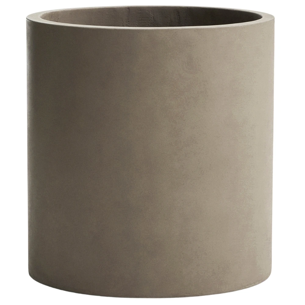 Kave Home Šedý cementový zahradní květináč Aiguablava 55 x 52 cm