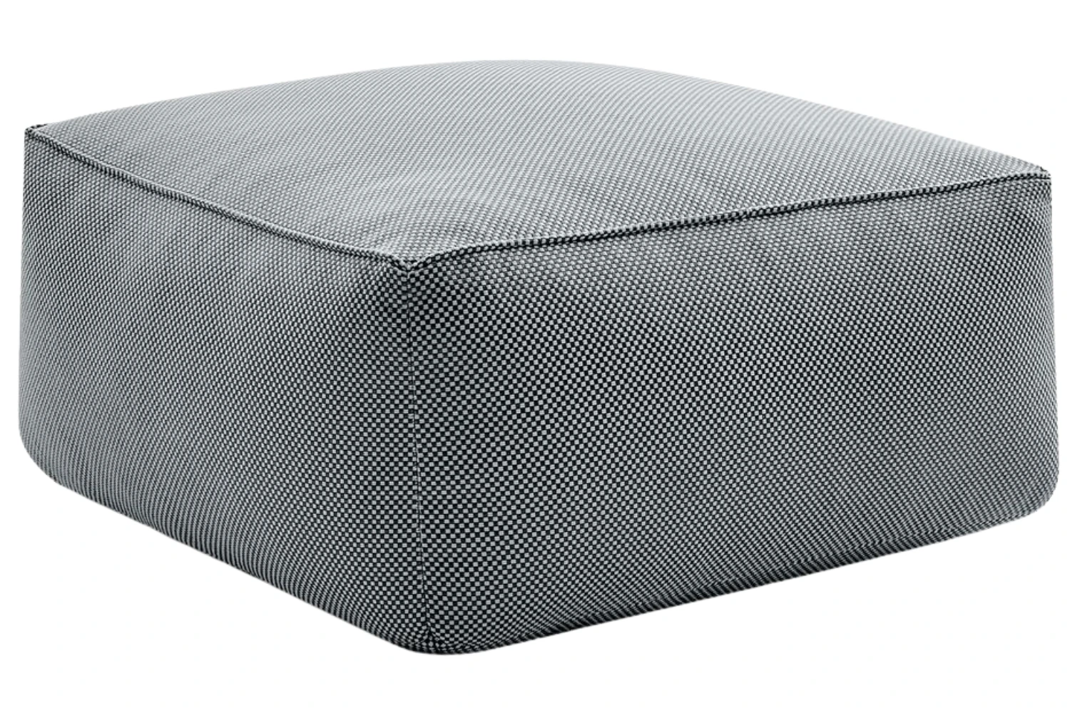 Bobochic Paris Černá zahradní podnožka Riviera 80 x 80 cm