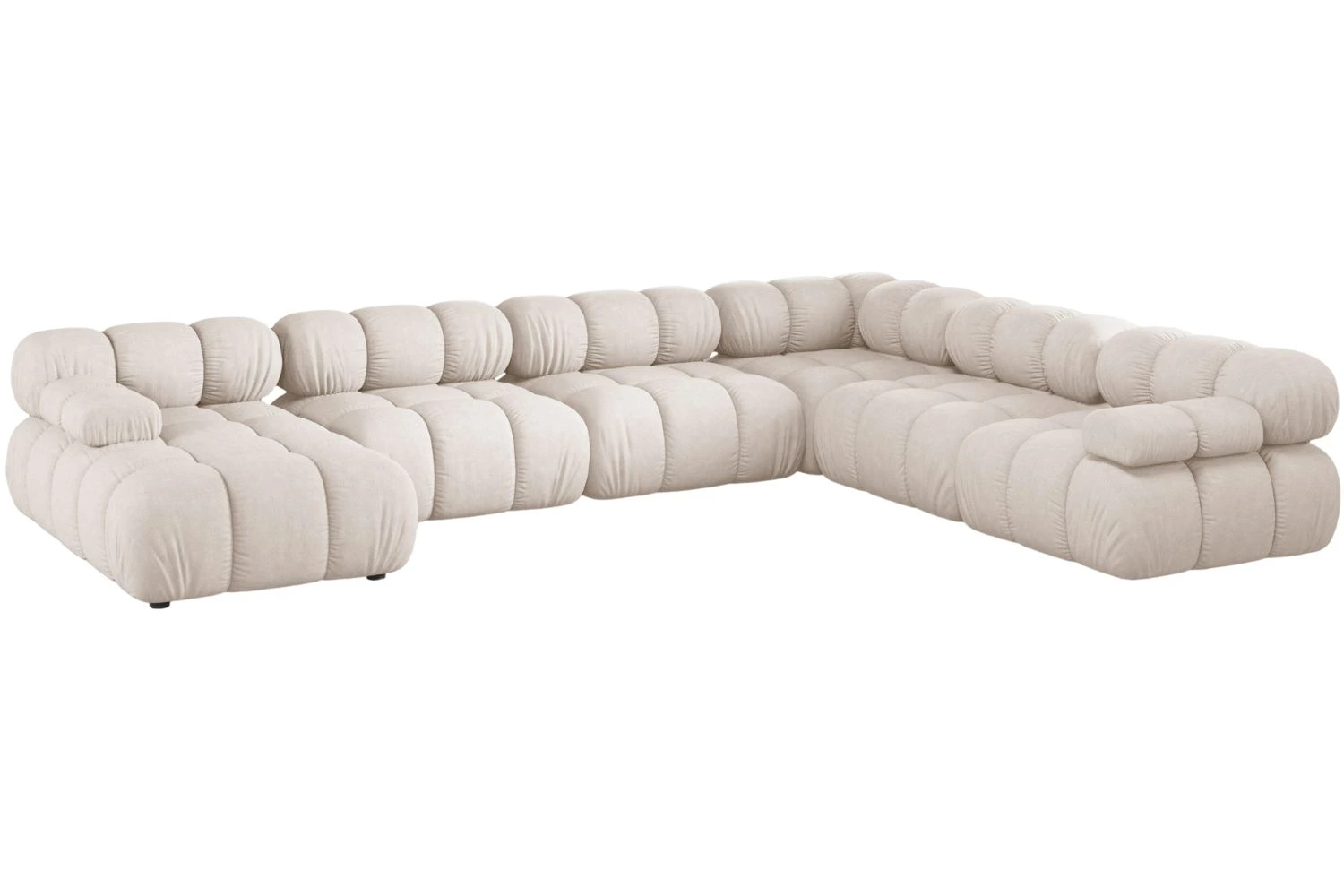 Micadoni Béžová rohová pohovka Bellis II. 376 cm