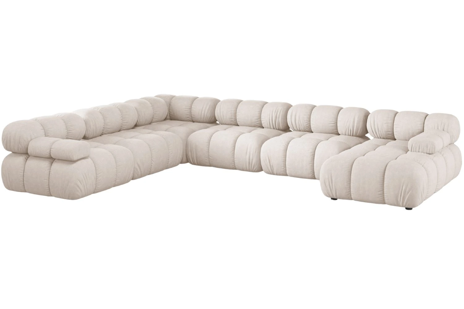 Micadoni Béžová rohová pohovka Bellis II. 376 cm