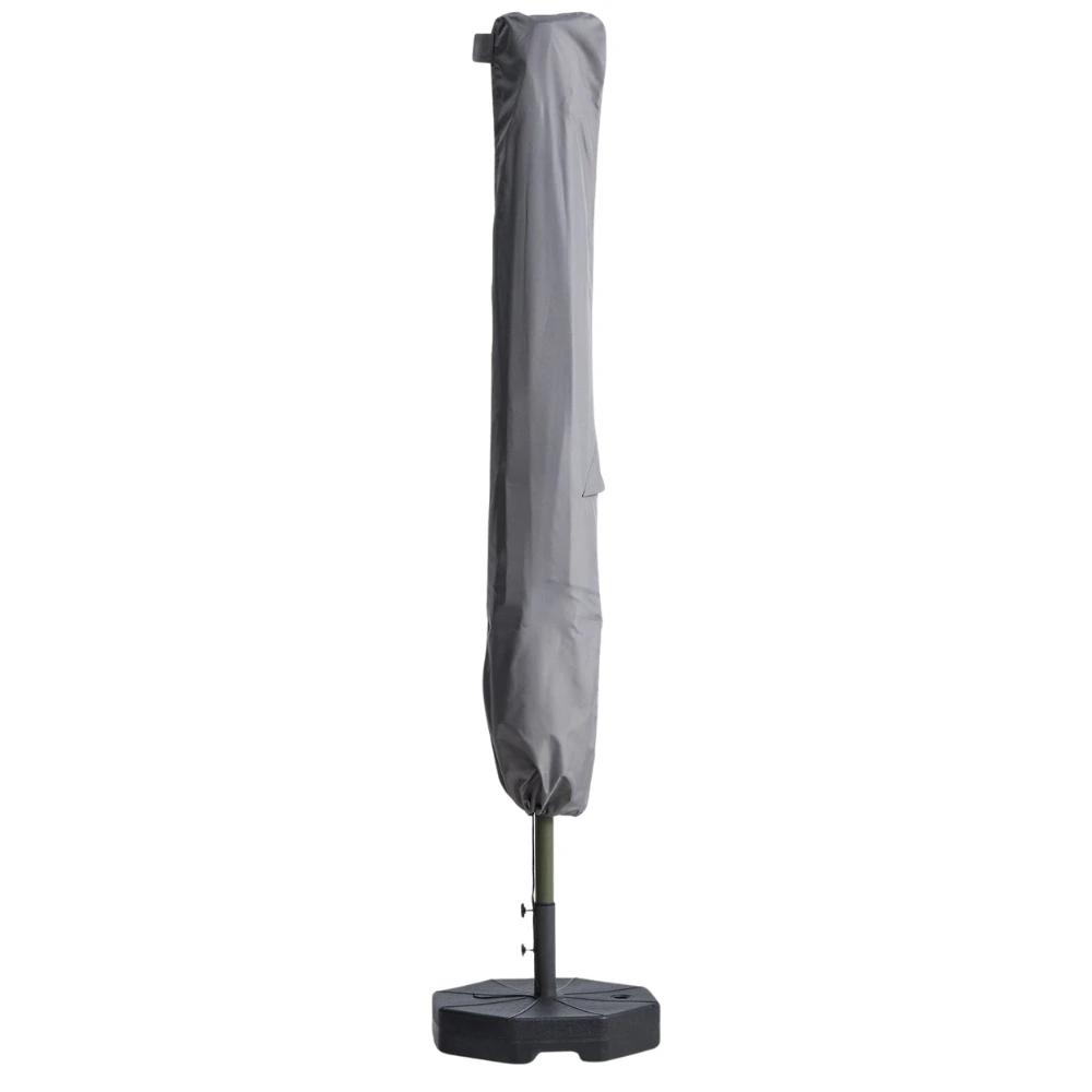 Kave Home Šedý ochranný obal na slunečník Iria 220 x 55 cm