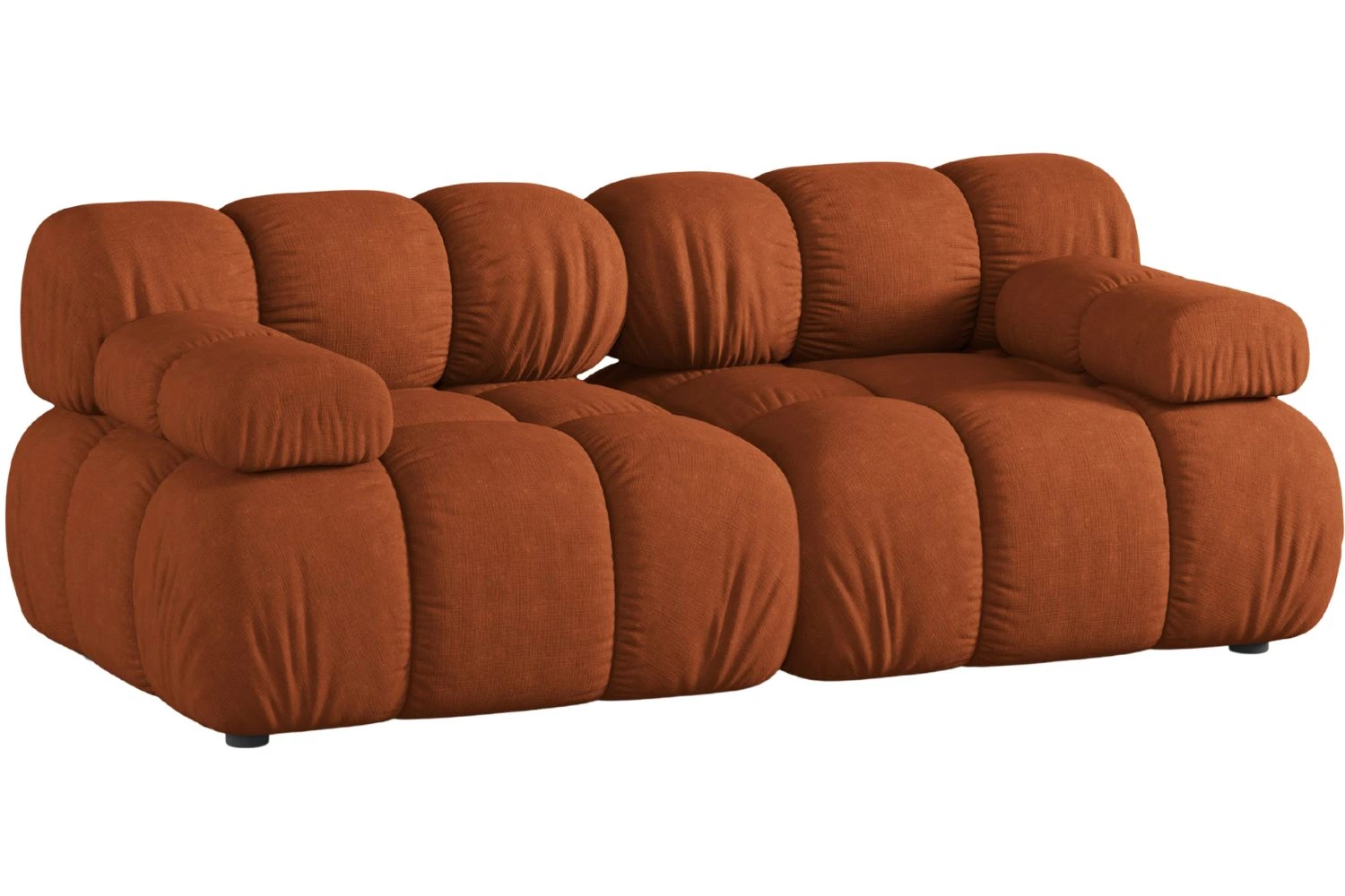 Micadoni Terakotově oranžová dvoumístná pohovka Bellis II. 188 cm