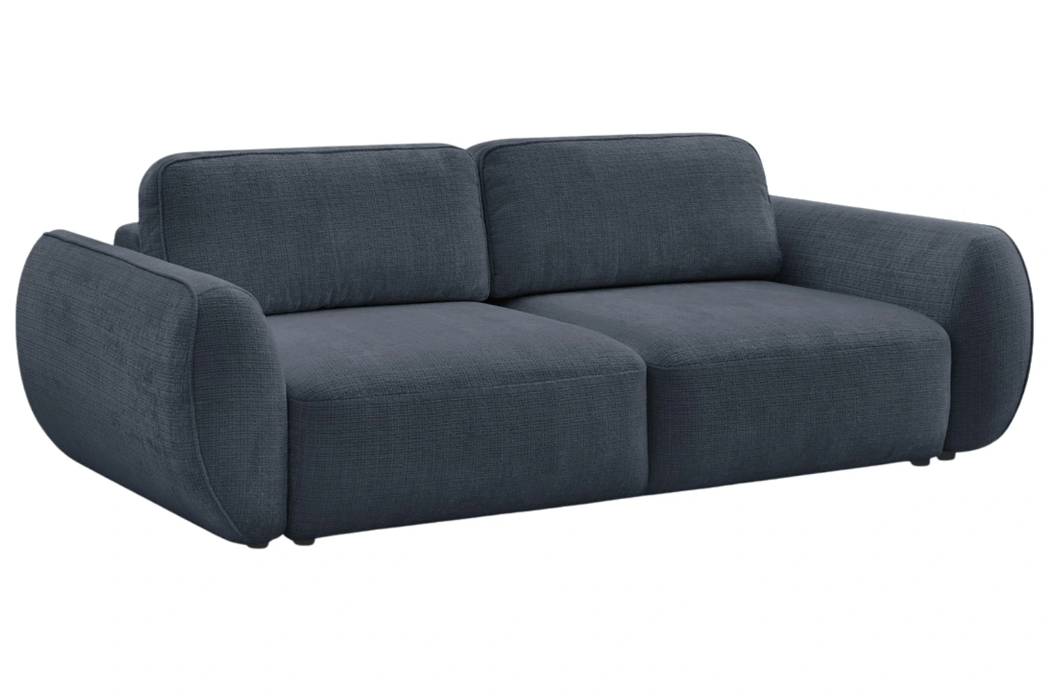 Bobochic Paris Tmavě modrá rozkládací pohovka Denise 250 cm