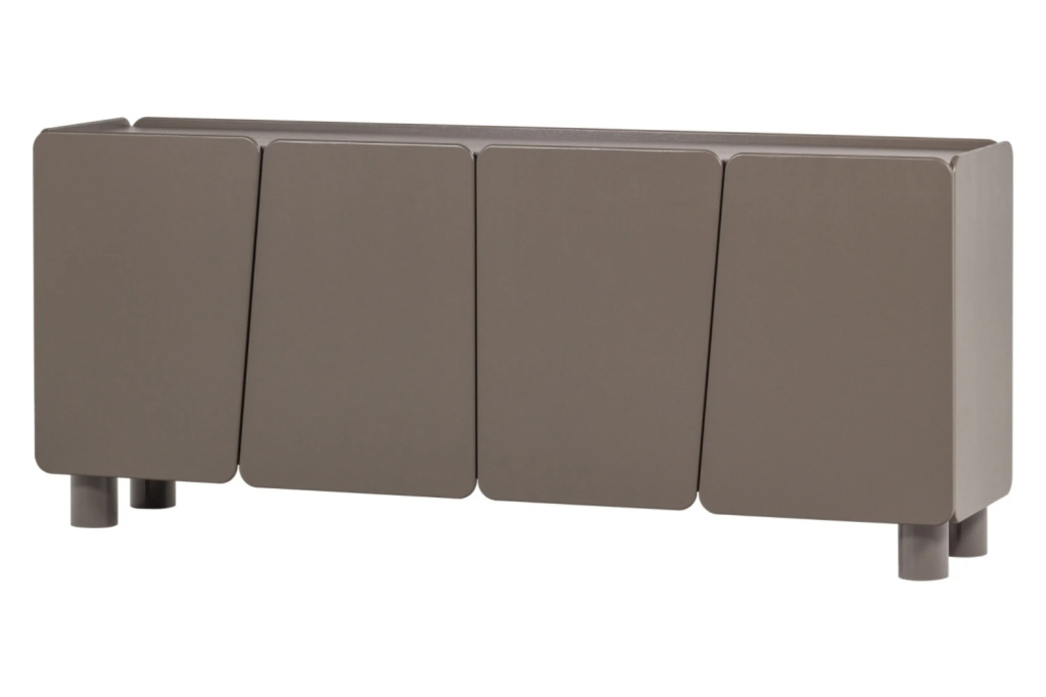 WOOOD Světle hnědá dřevěná komoda Root 200 x 45 cm