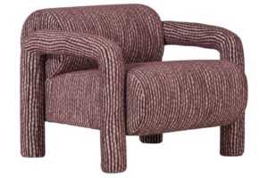 WOOOD Červené křeslo Lenny