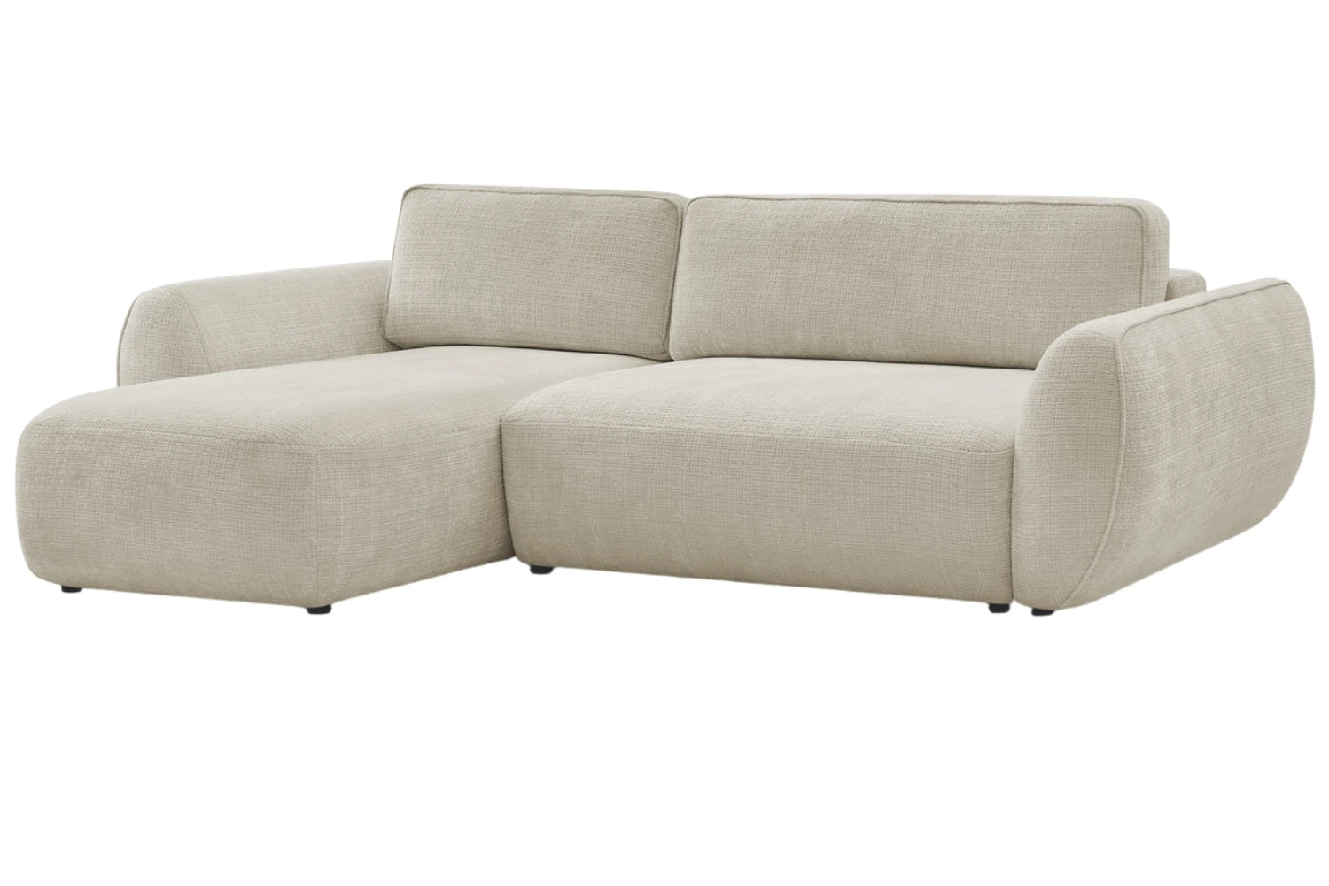 Bobochic Paris Béžová rozkládací pohovka Denise 258 cm