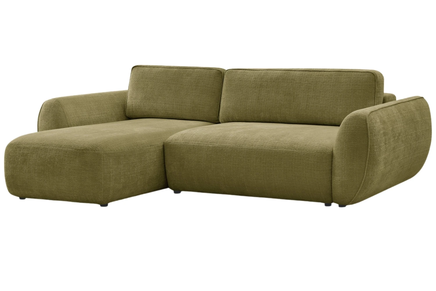 Bobochic Paris Zelená rozkládací pohovka Denise 258 cm