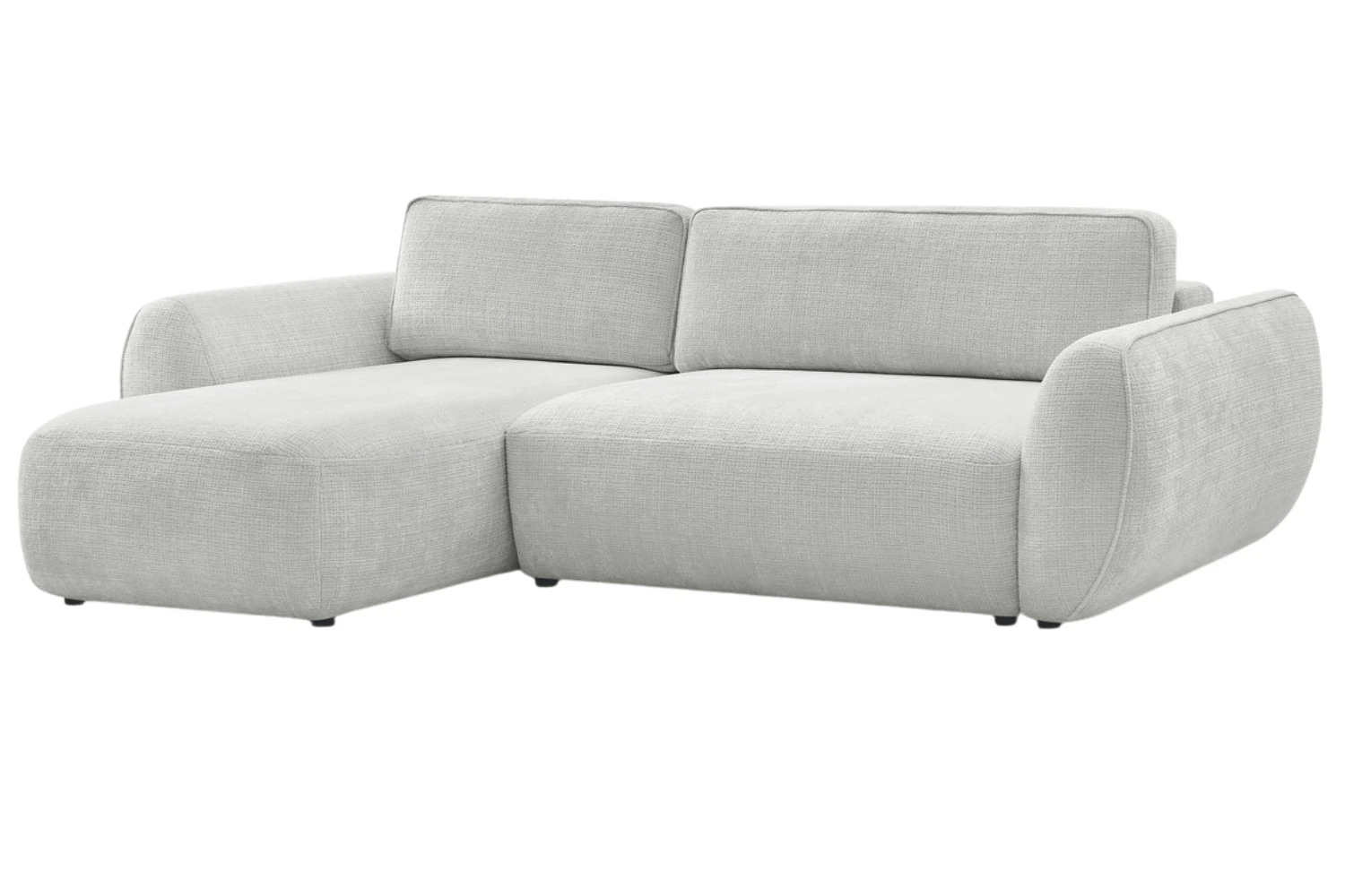 Bobochic Paris Světle šedá rozkládací pohovka Denise 258 cm